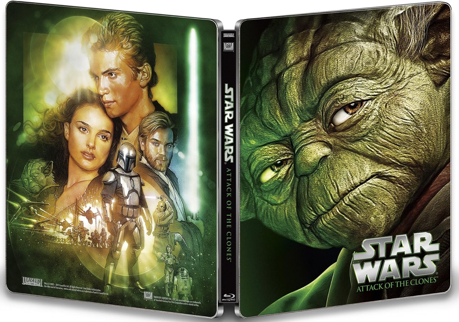 スター ウォーズ エピソードii クローンの攻撃 スチールブック仕様 Blu Ray 購買