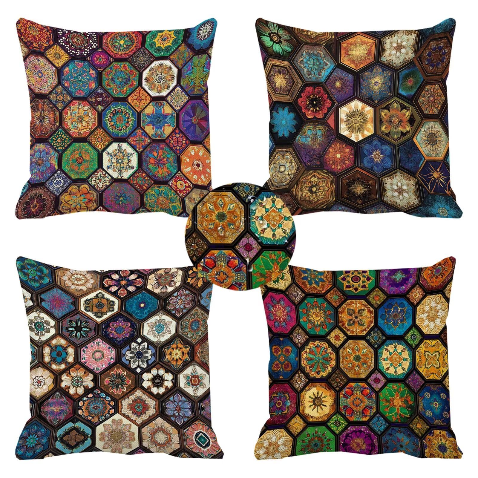 Housse coussin 30x30 cm étanche pour protéger et décorer votre canapé de jardin usé