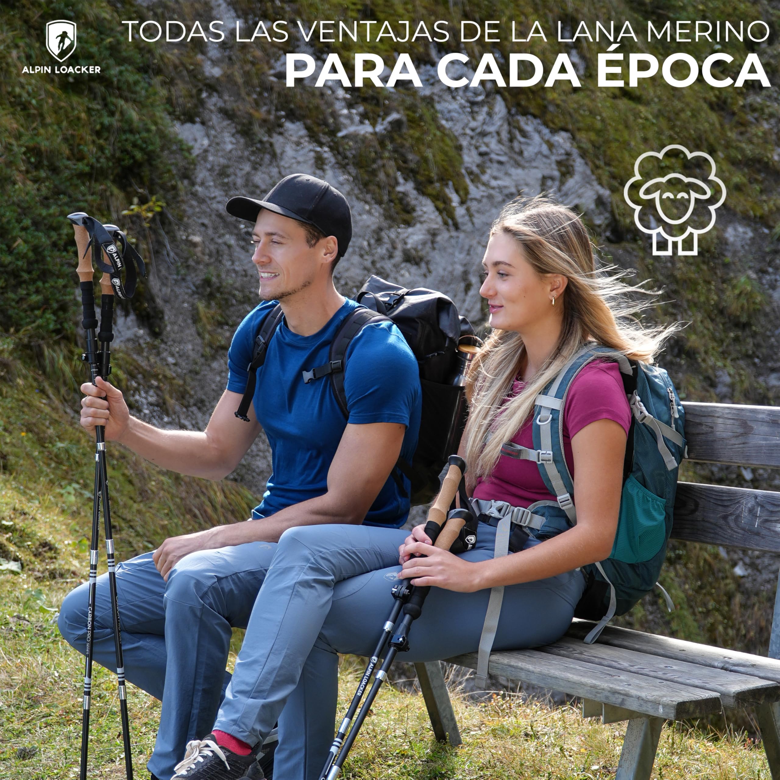 ALPIN LOACKER Camiseta de Mujer de Lana Merino de Manga Corta y Polo - Transpirable y de Secado Rápido para Deporte y Senderismo - Camiseta Térmica Funcional