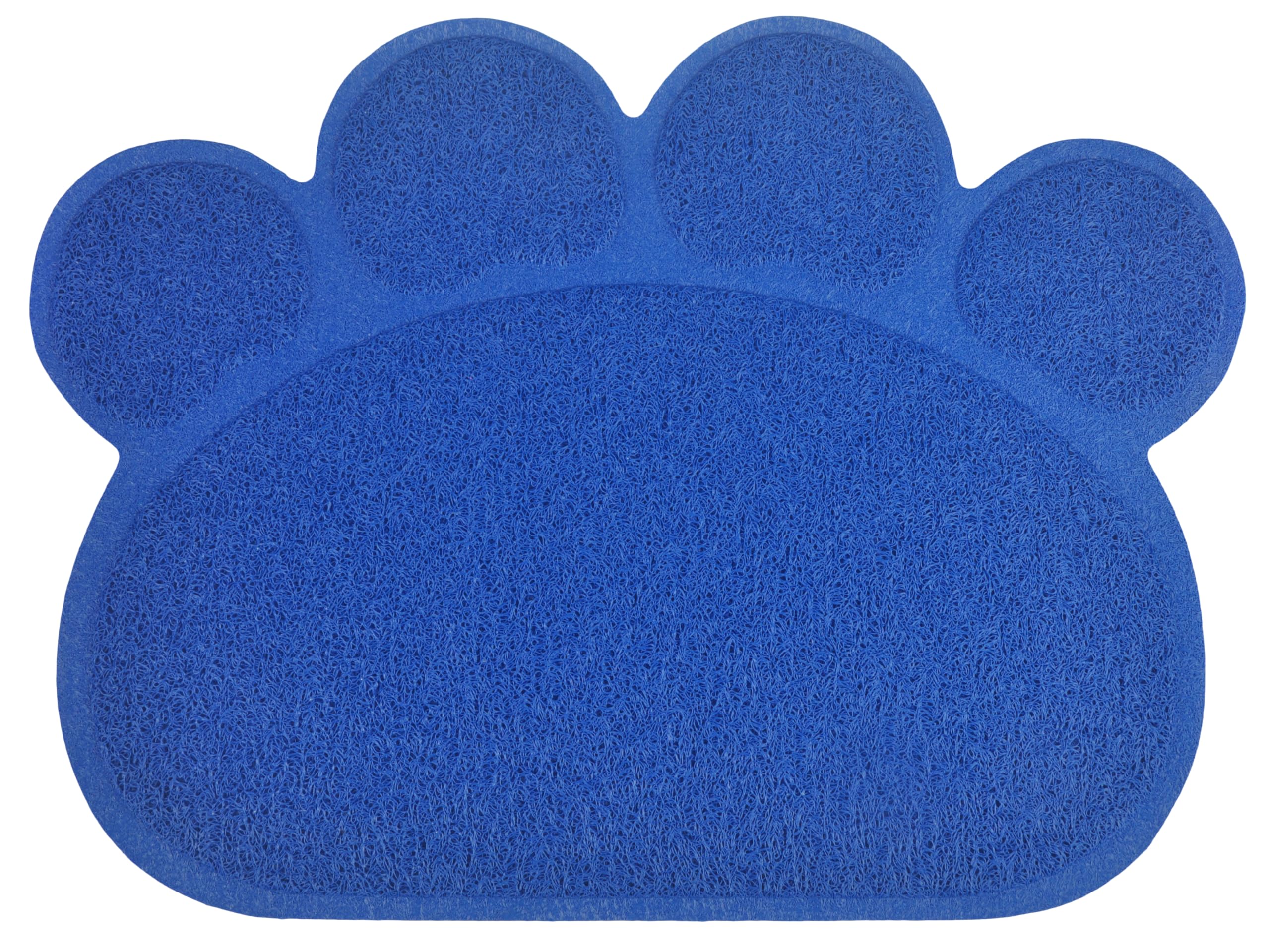 Paw-Shaped Cat Litter Tray Mat,40x30 cm (Admiral)