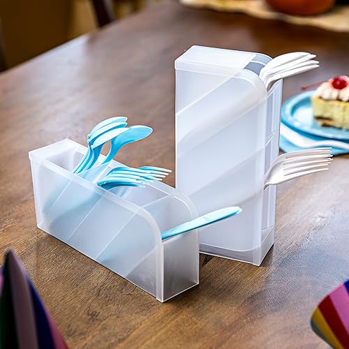 Miniatura 5 de Officemate Organizador de escritorio, portalápices con 8 compartimentos, juego de 2 (21542)