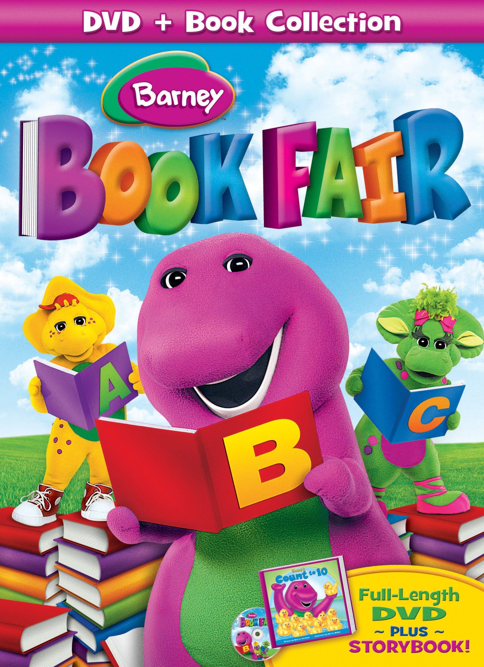Barney: Book Fair (DVD + Book Collection)