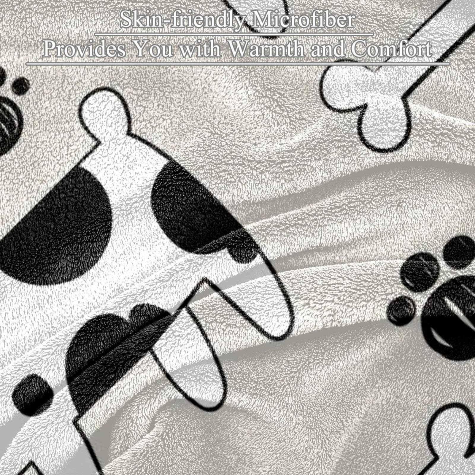 Couverture Polaire Chien Dalmatien Couverture Microfibre Chaude Et Douce Jeté De Canapé Couverture 150×200cm