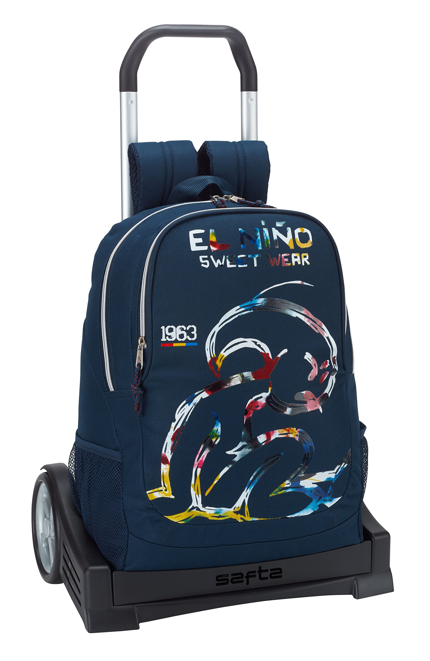 El Niño"Splash" Ergonomic Backpack with Safta Evolution Trolley