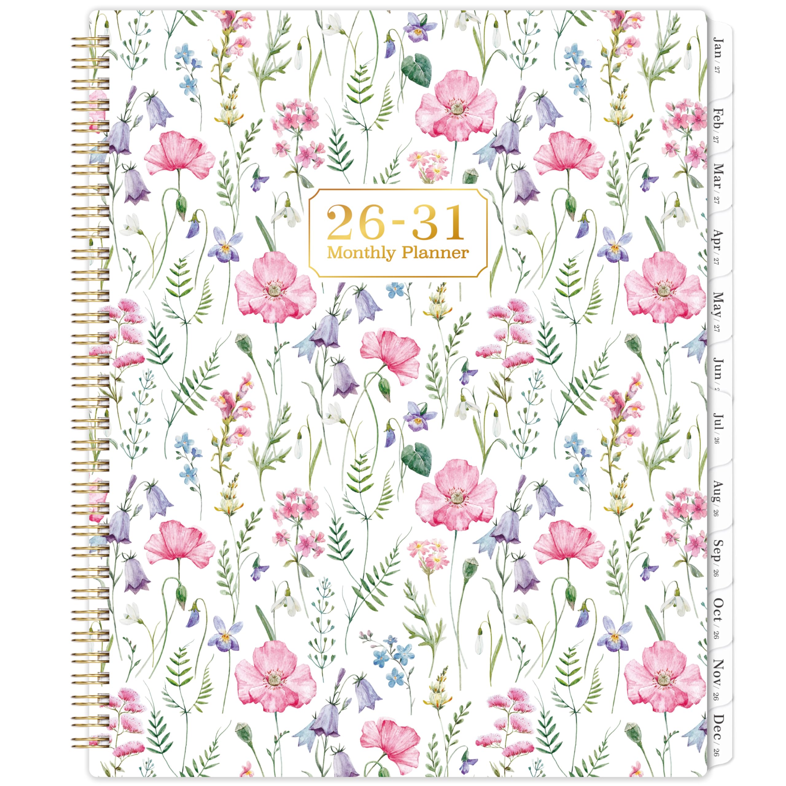 Lortarl 2026-2031 Monthly Planner Gray