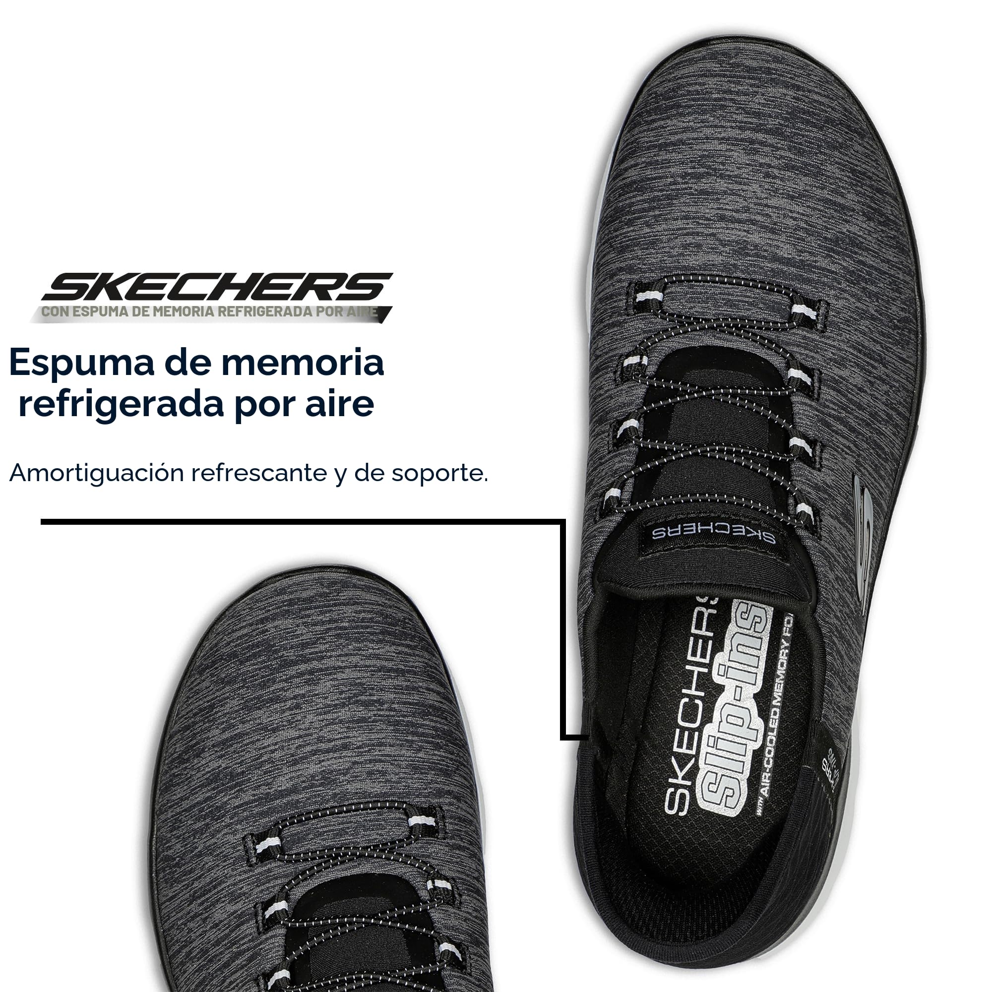 Skechers Mujer Summits Dazzling Haze Slip-In Entrenador