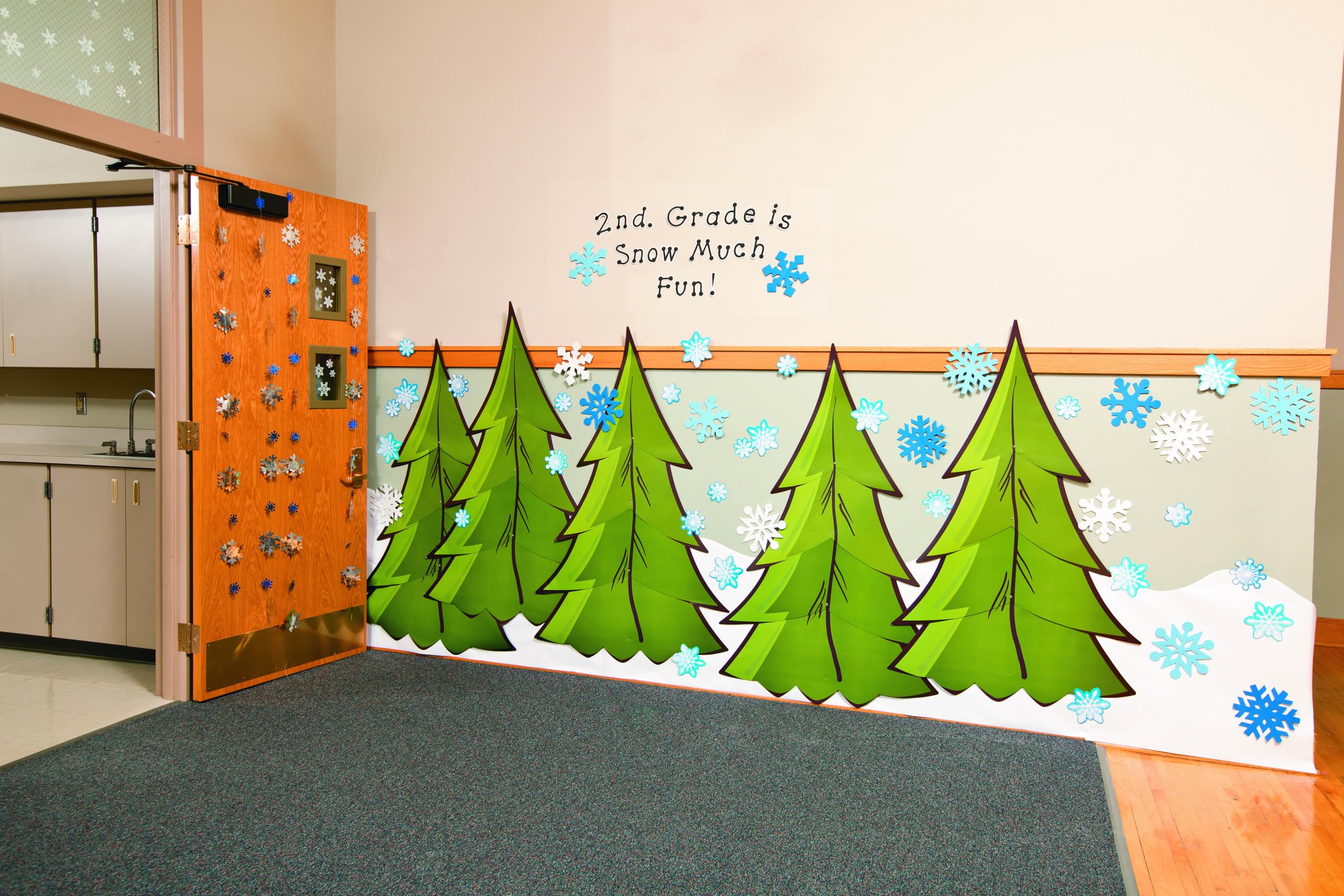 Amazon.com: Fun Express Paper Christmas Tree Cardboard Cutout 