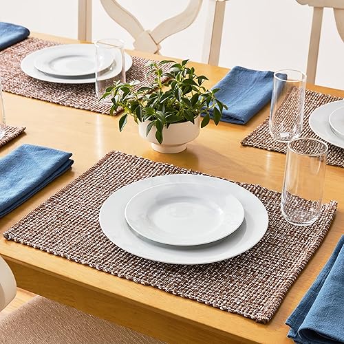 Vista 96 de Sweet Home Collection Trends - Mantel individual (100% algodón), Paquete de 6, Dorado