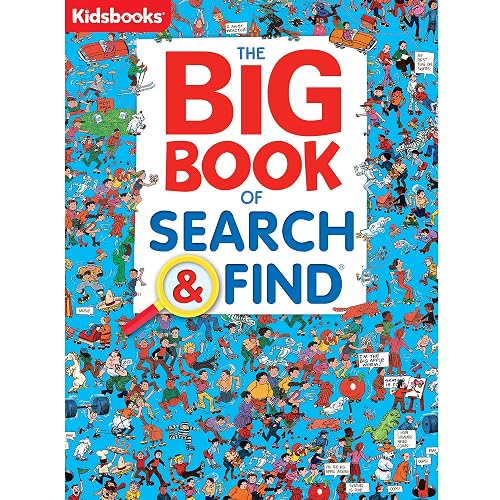 The Big Book of Search & Find - Fun Hidden Object Game for Kids | Boosts Focus & Observation Skills | Engaging Brain-Training Activity Book