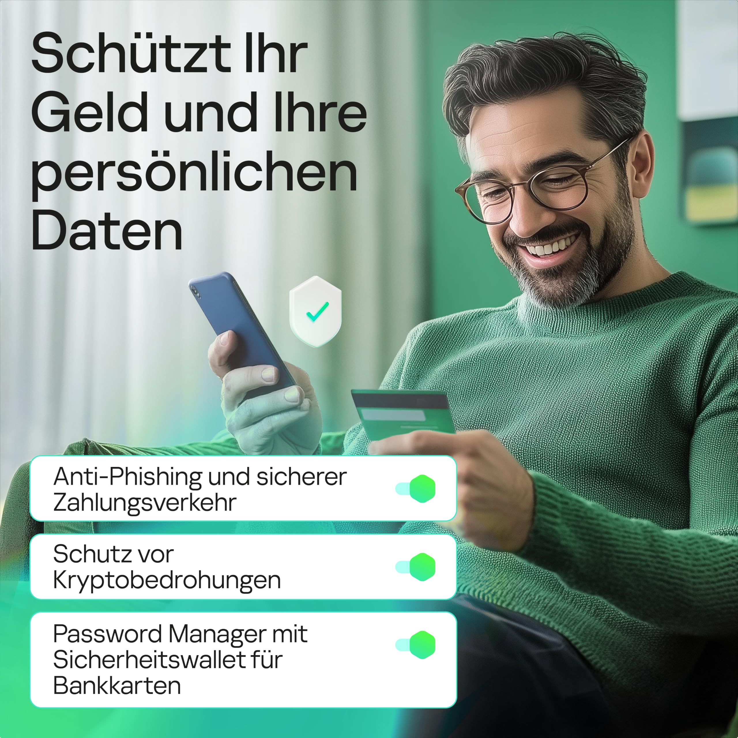 Kaspersky Plus Internet Security 2026 | 3 Geräte | 1 Jahr | Anti-Phishing und Firewall | Unbegrenzter VPN | Passwort-Manager | Online-Banking Schutz | PC/Mac/Mobile | Aktivierungscode per Email