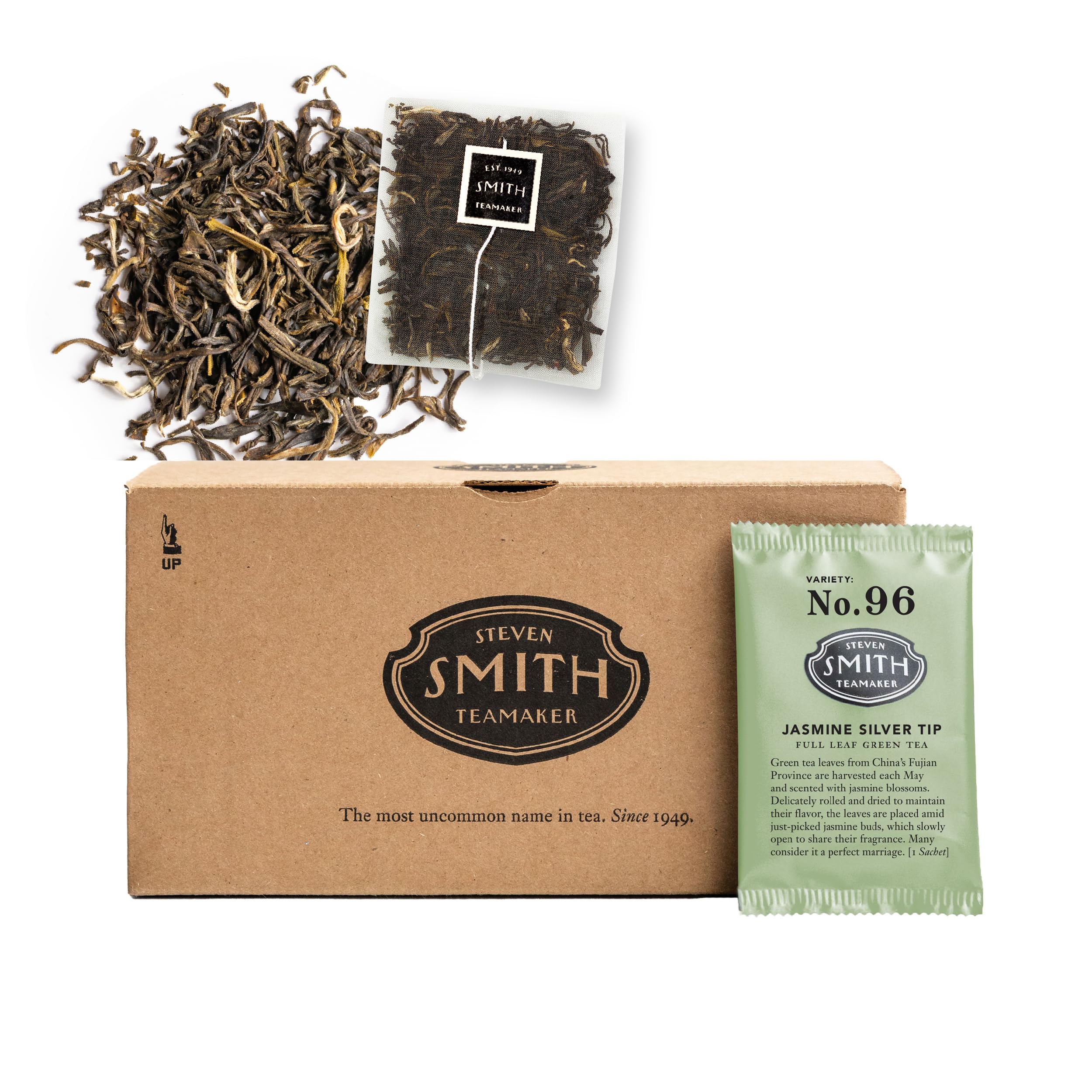 Amazon.com : Steven Smith Teamaker Jasmine Silver Tip No. 96 Green