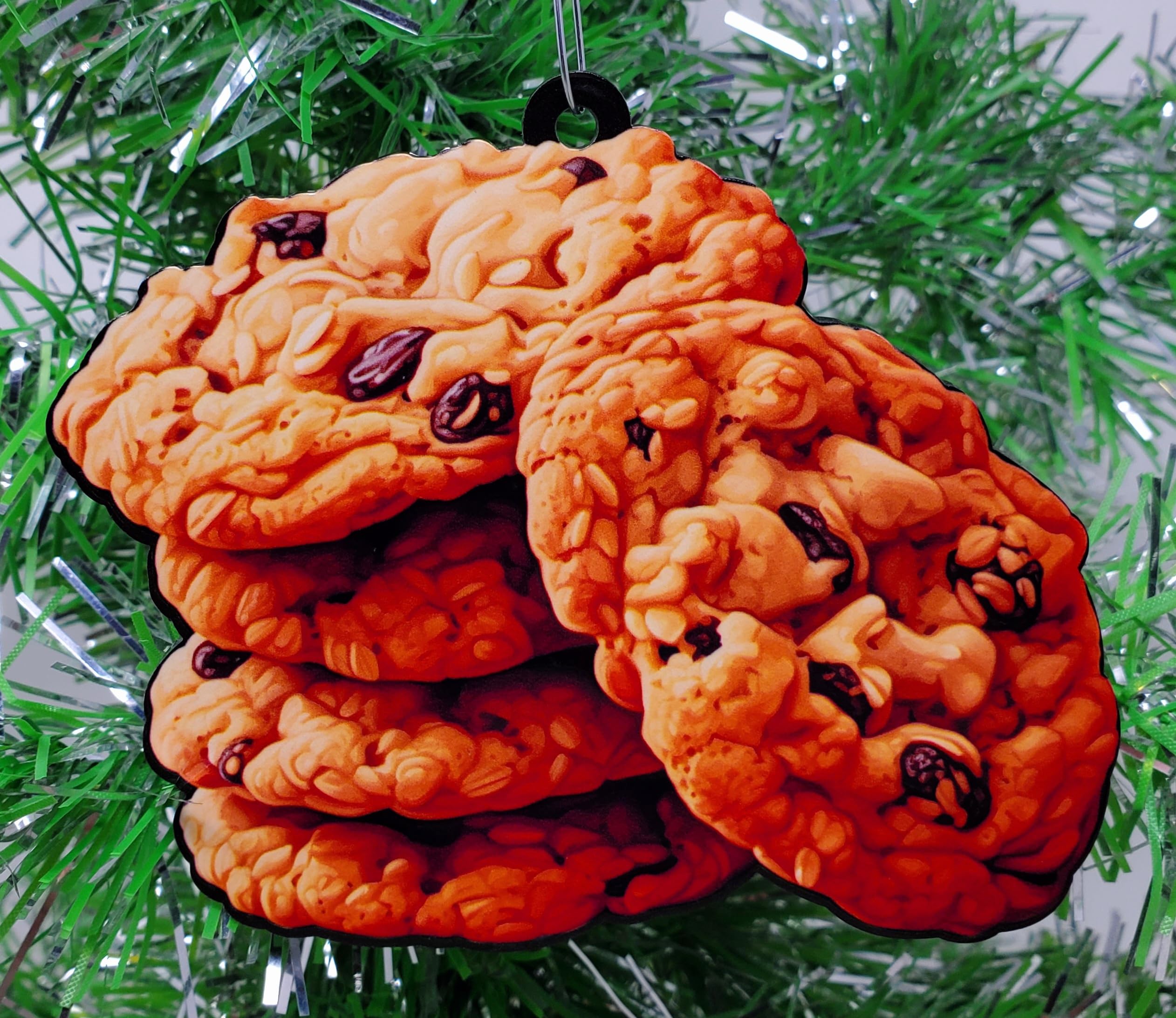 Oatmeal Raisin Cookie Ornament