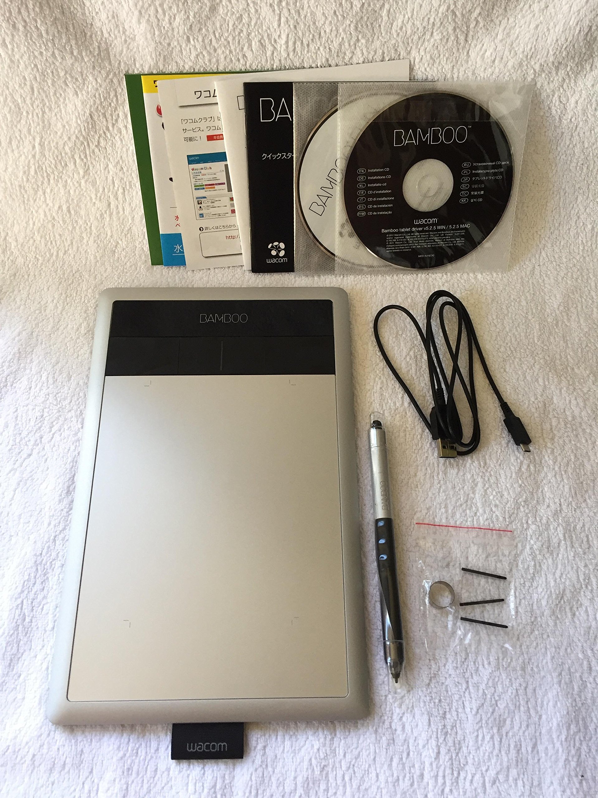 Amazon.co.jp: Wacom ペンタブレット Sサイズ シルバー フォトショップ 