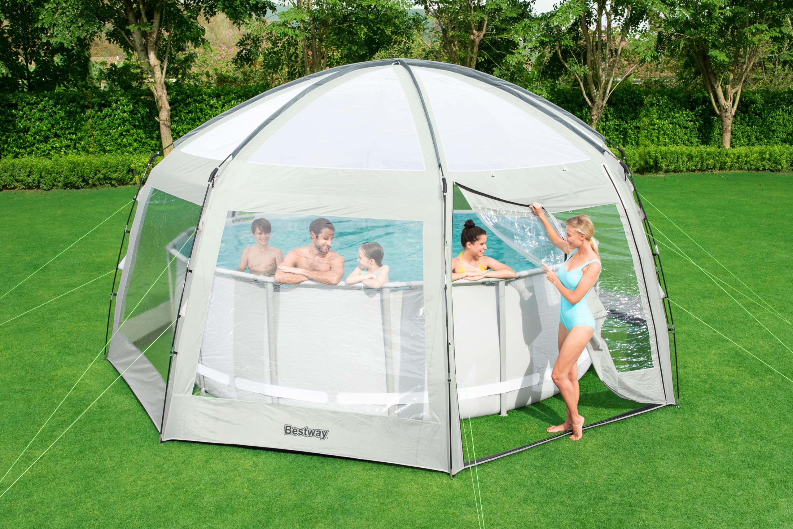 Bestway Pavillon für runde Pools, 600 x 295 cm