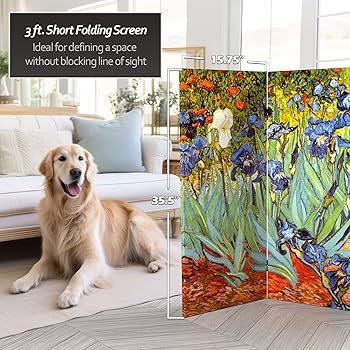 Amazon.com: Red Lantern 3 ft. Short Double Sided Works of Van Gogh