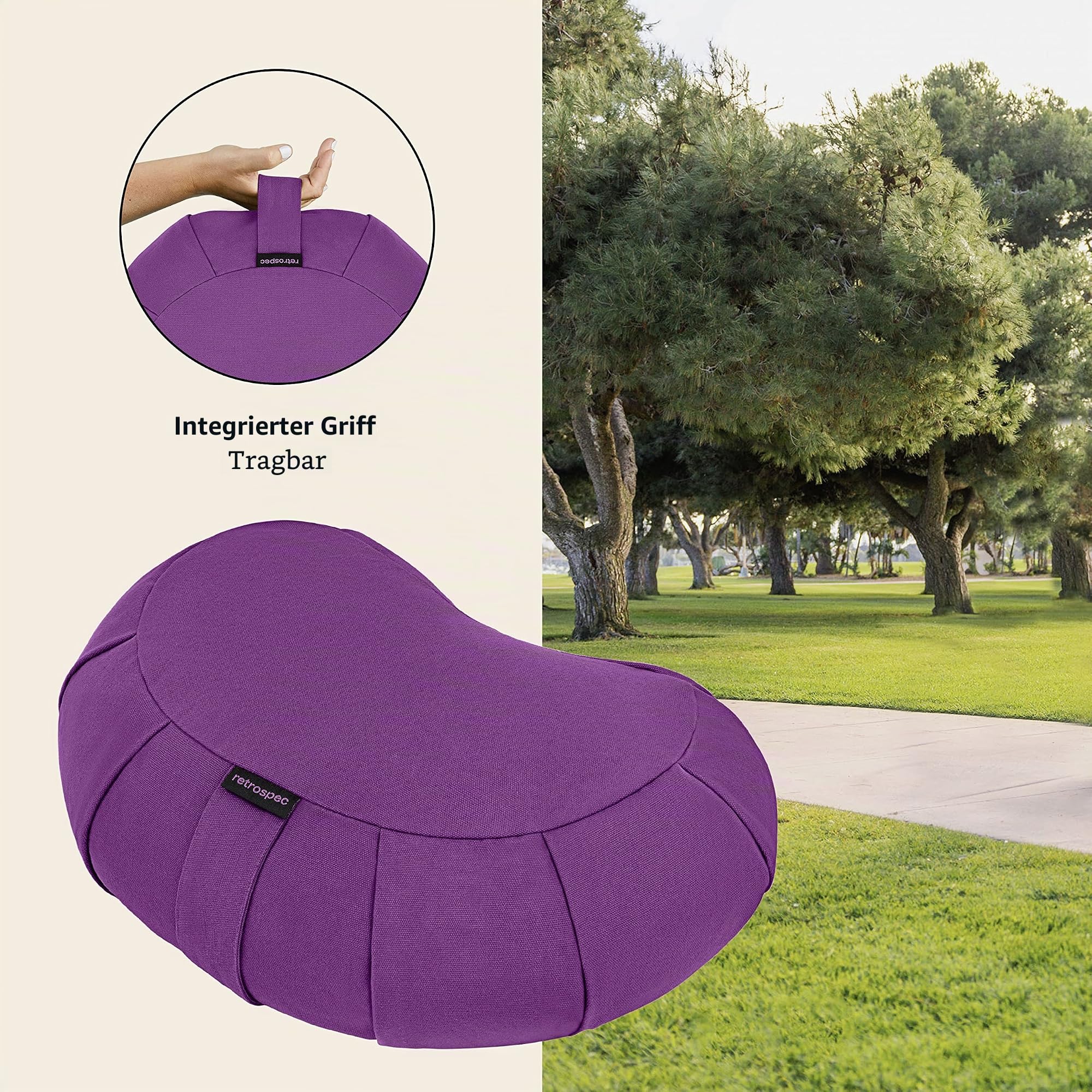 Retrospec Sedona Zafu Yoga Meditationskissen
