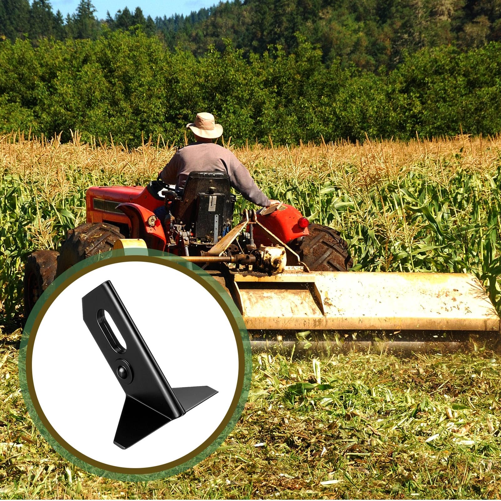 Threlaco 20 cuchillas para cortadora de césped para tractores, cortadores de césped, compatibles con cortacésped 907, 917