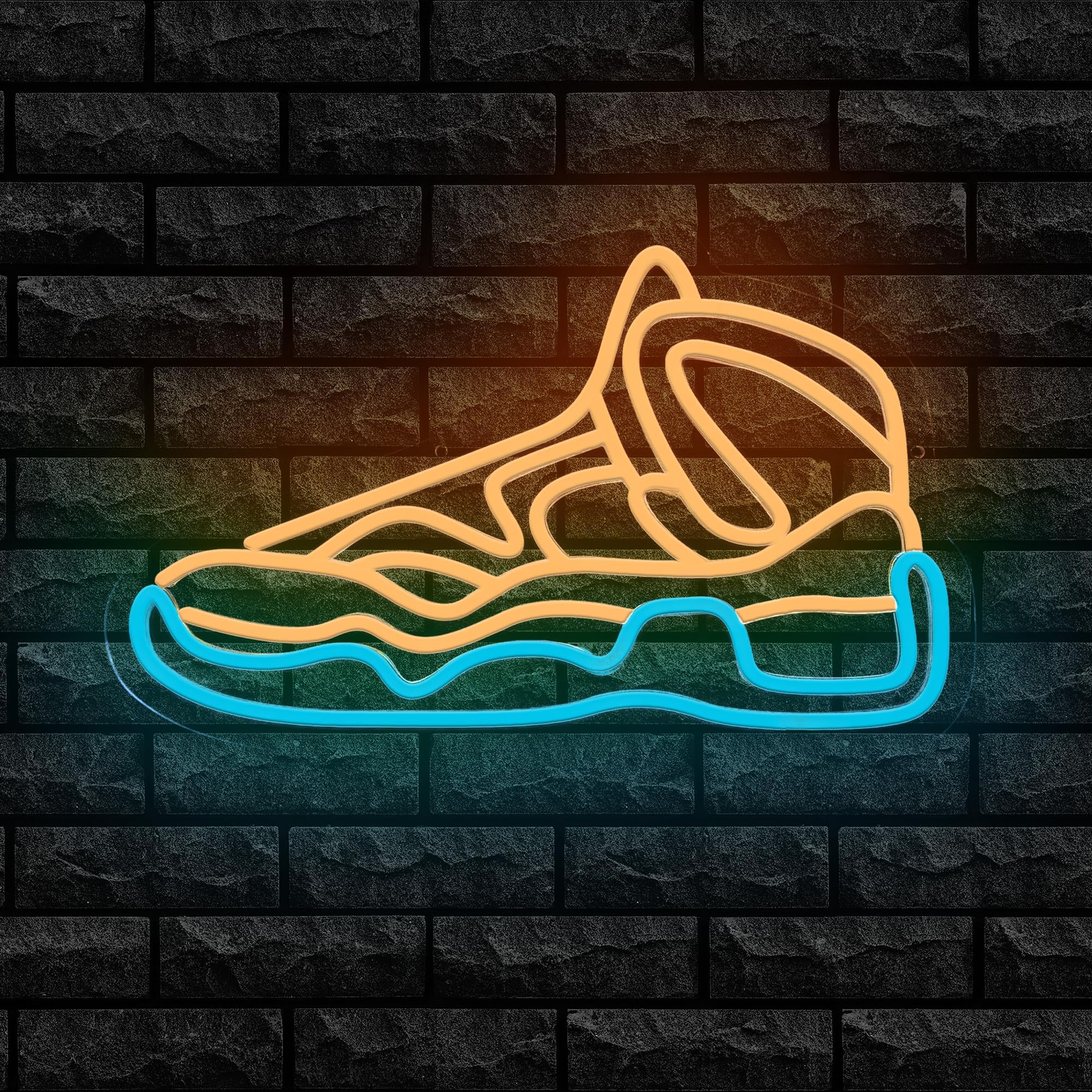 adidas neon sign