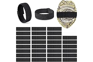 Yinder Mourning Bands - 30 Pack For Solemn Honor Guard Ceremonies