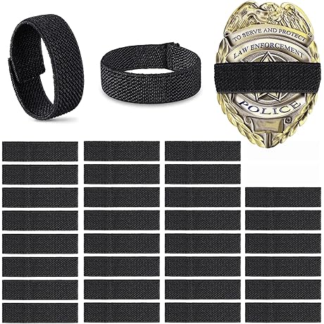 Yinder Mourning Bands - 30 Pack For Solemn Honor Guard Ceremonies