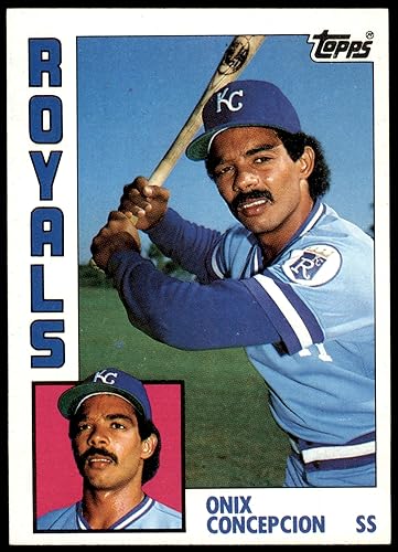 1984 Topps # 247 Onix Concepcion Kansas City Royals (Baseball Card) NM Royals