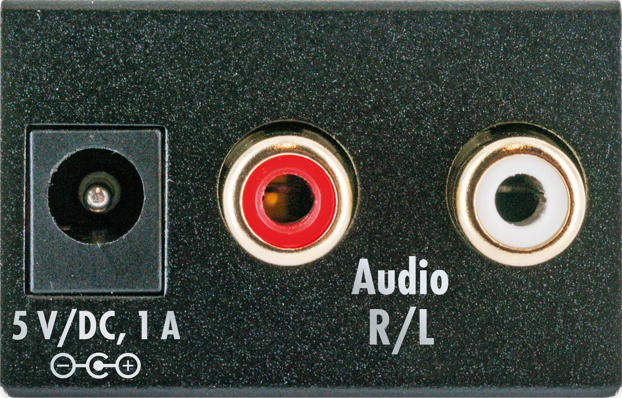 SCHWAIGER ADW100 513 Audio Konverter Analog zu Digital Audioconverter Audiowandler Audiokonverter Toslink Cinch Koaxial