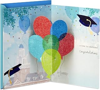 Hallmark Paper Wonder Pop Up Graduation Card (A Time to Celebrate)