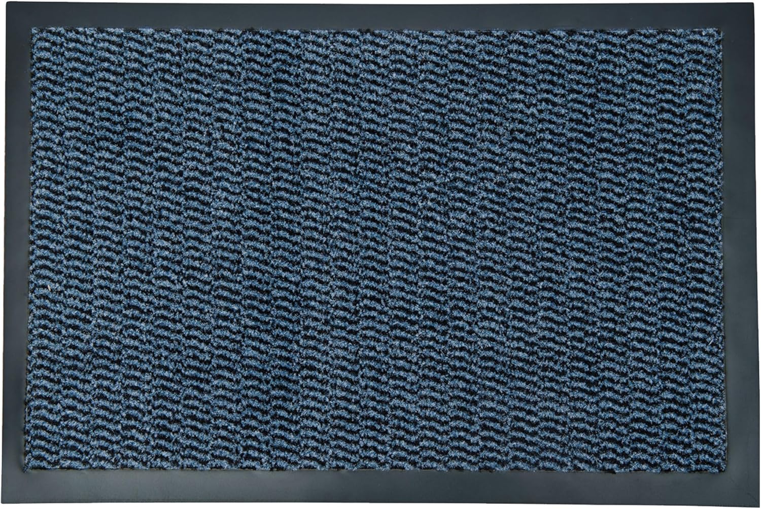 ULTRALUX Indoor Entrance Mat | Blue | Polypropylene Fibers and Anti-Slip Vinyl Backed Entry Rug Doormat | Home or Office Use | Multiple Sizes (35” x 59”)