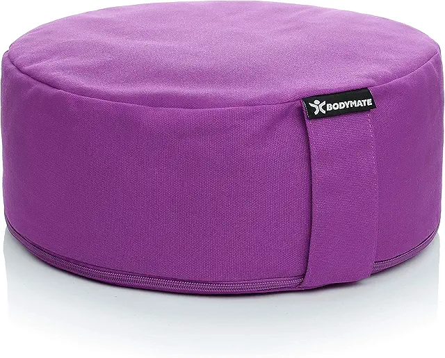 Cojín de Yoga BODYMATE Redondo para Meditación - 31 cm Diámetro