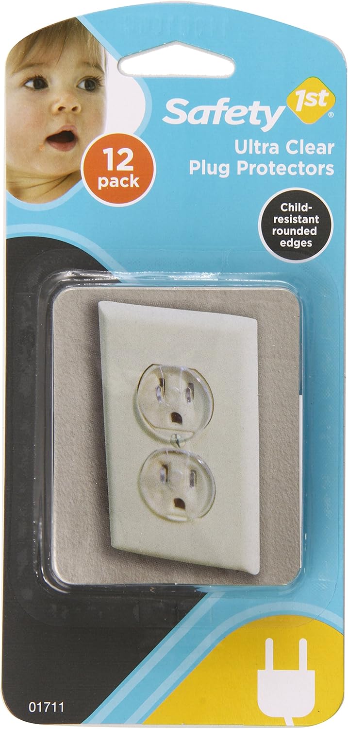 Safety 1st 12 Pack Ultra Clear Outlet Plugs Amazon.ca Baby