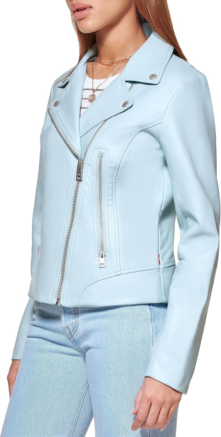 Levi's Women's The Belted Faux Leather Moto Jacket (Regular & Plus Size) - Image 5