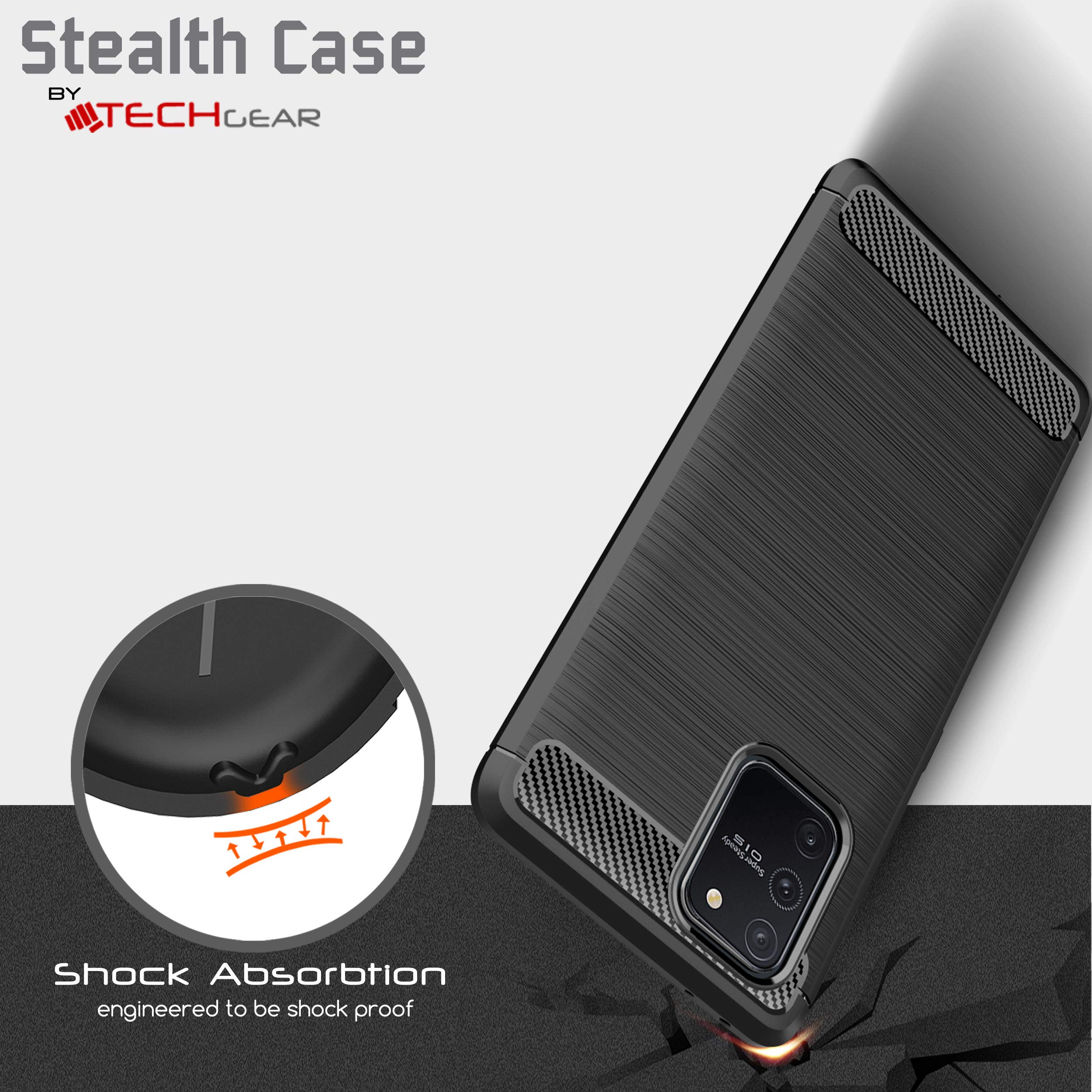 Effcotuo Custodia per Honor 200 Lite Cover [Fibra di Carbonio] Morbido