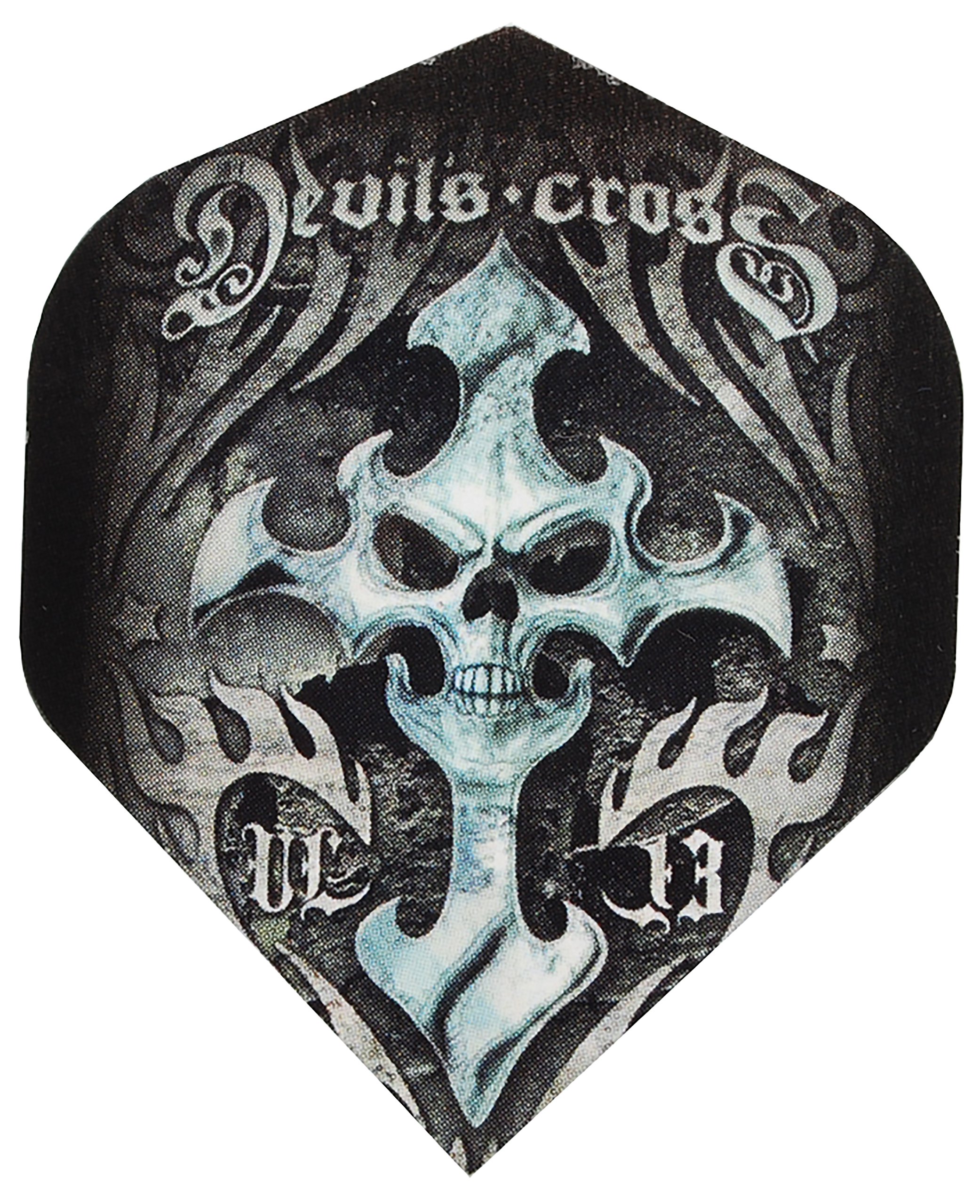 Standard Shape Dart Flights - Alchemy Devils Cross Flights - 5 or 10 Sets (10 Sets)