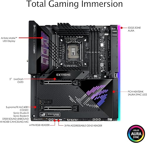 Miniatura 3 de ASUS ROG Maximus Z690 Extreme (WiFi 6E) LGA 1700 (Intel 12 generación) EATX placa base para juegos (PCIe5.0, DDR5, 24+1 etapas de potencia, 5x M.2,