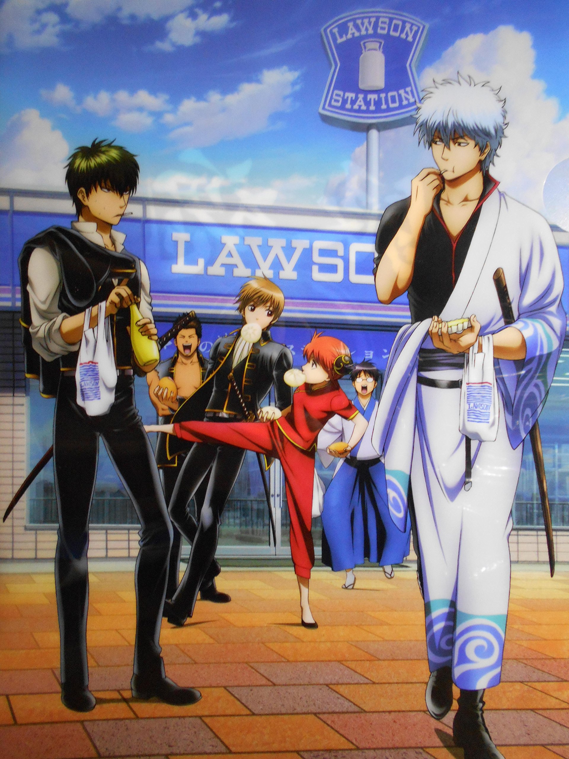 Amazon.co.jp: 劇場版 銀魂クリアファイル ローソン限定オリジナル全5