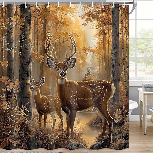 Miniatura 11 de Cortina de ducha de Halloween, lindos murciélagos, fantasma, calabaza, para baño, juego de cortina de ducha rosa, tela de poliéster, 72 x 72