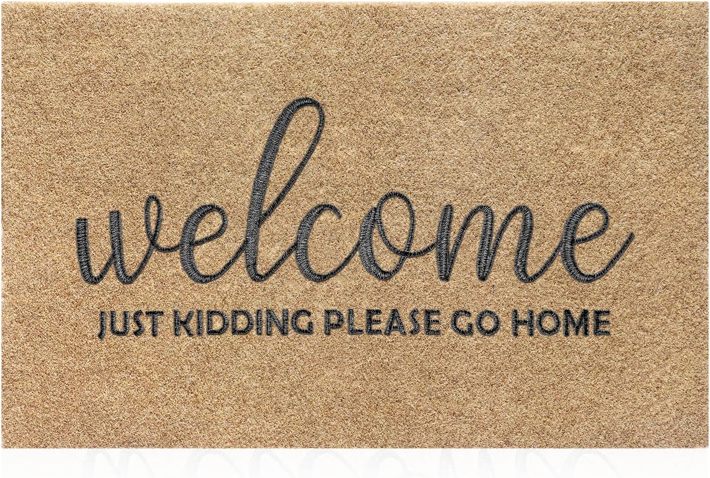 AAZZKANG Please Go Home Door Mat Non Slip Funny