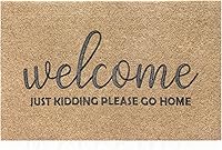 Vista 12 de AAZZKANG Tapete amarillo antideslizante y duradero para zapatos, grande, 36 x 24 pulgadas, ultra absorbente, fácil de limpiar, tapete para puerta