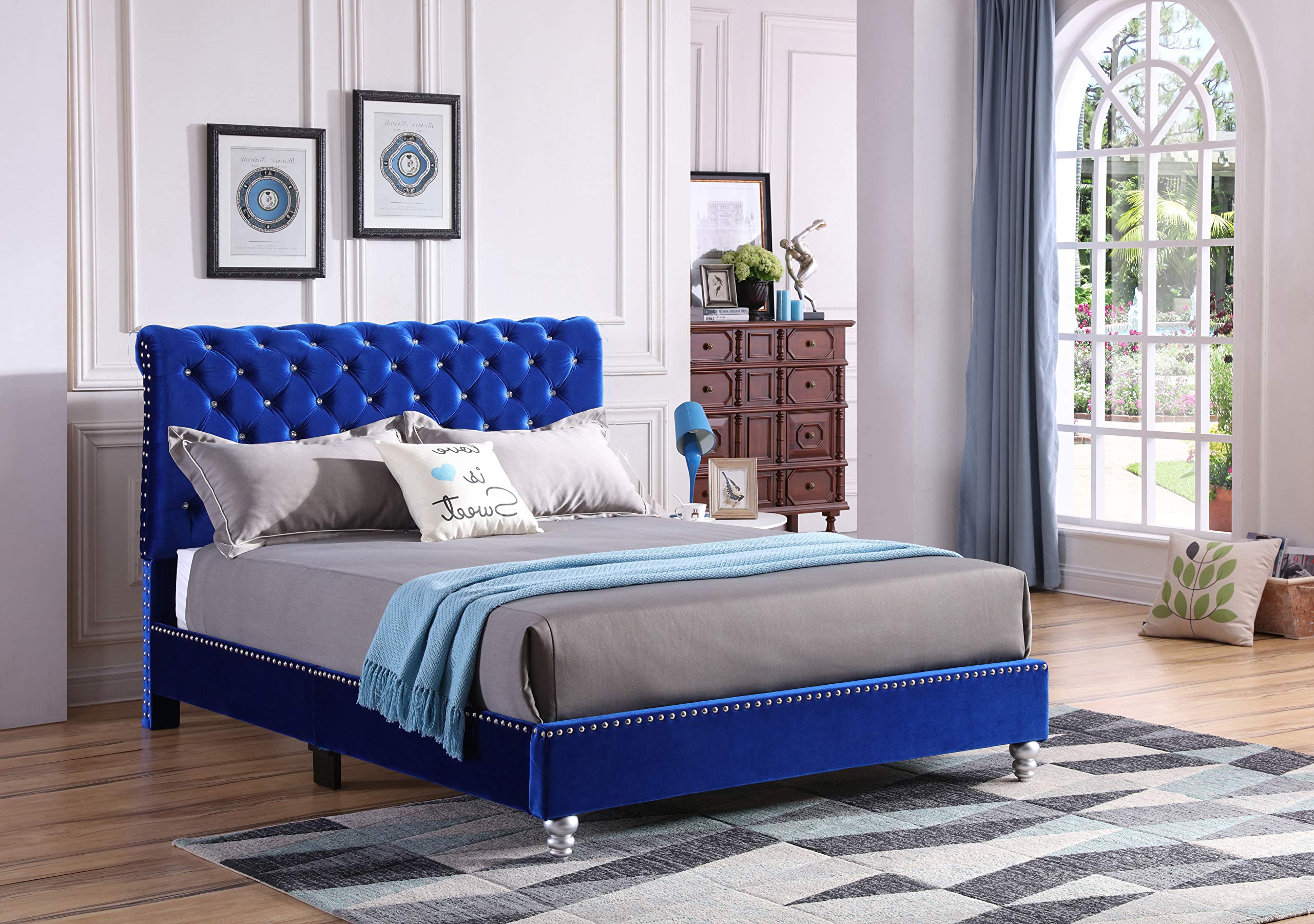 Muebles De Cama De Color Azul Marino Muebles Ikea 