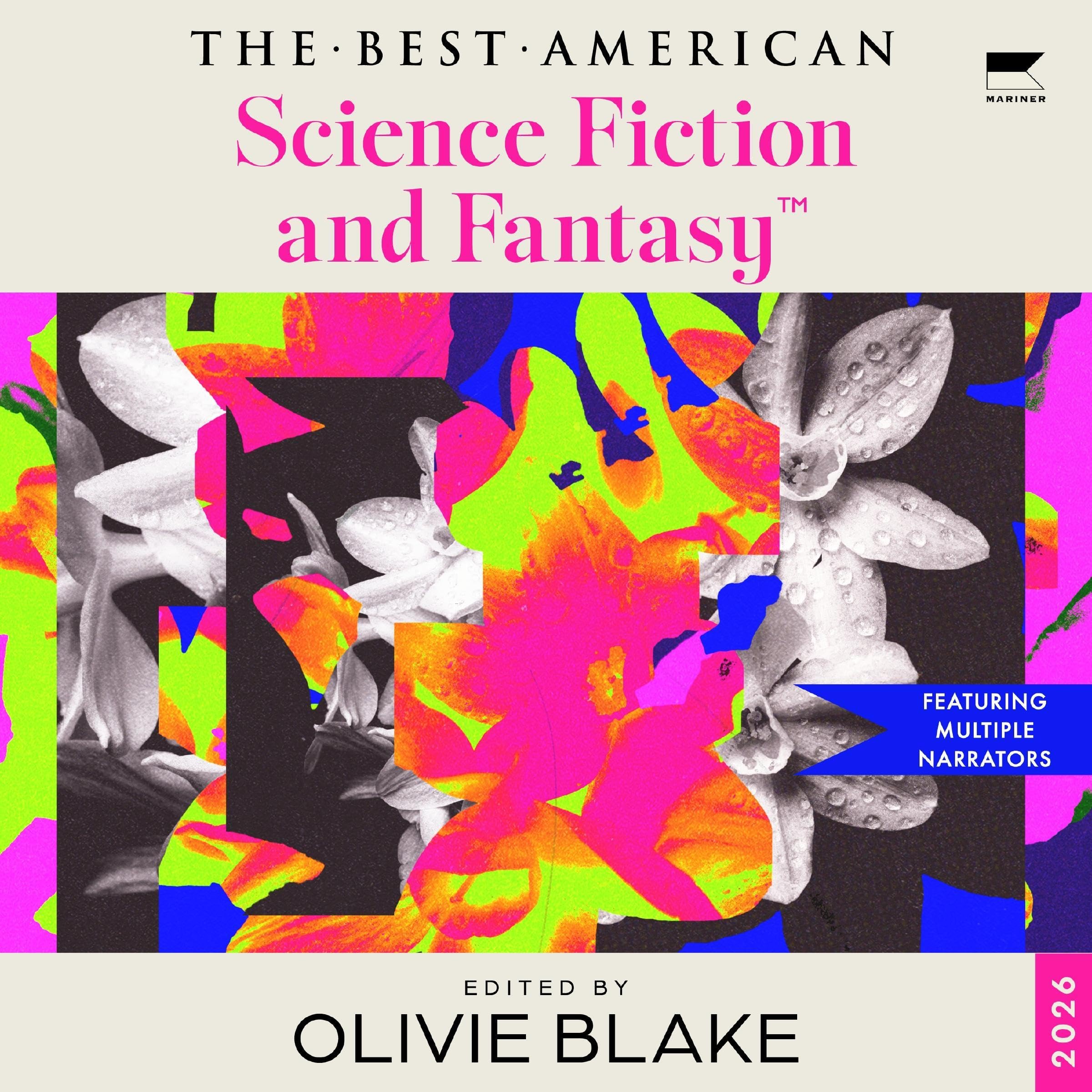 Cover art for Best American Science Fiction and Fantasy 2026
