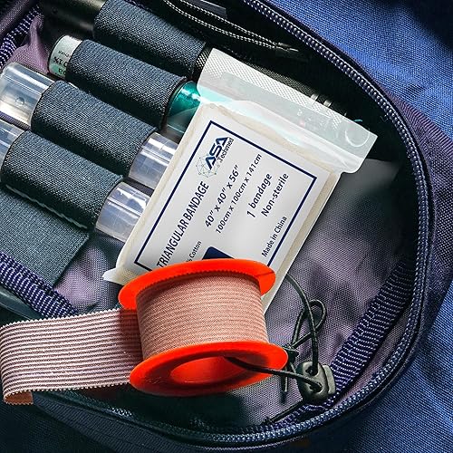 Miniatura 8 de EMS XTRM Vendaje triangular  Primeros auxilios de primera calidad 100% algodón para el cuidado de heridas, soporte de cabestrillo, respuesta de