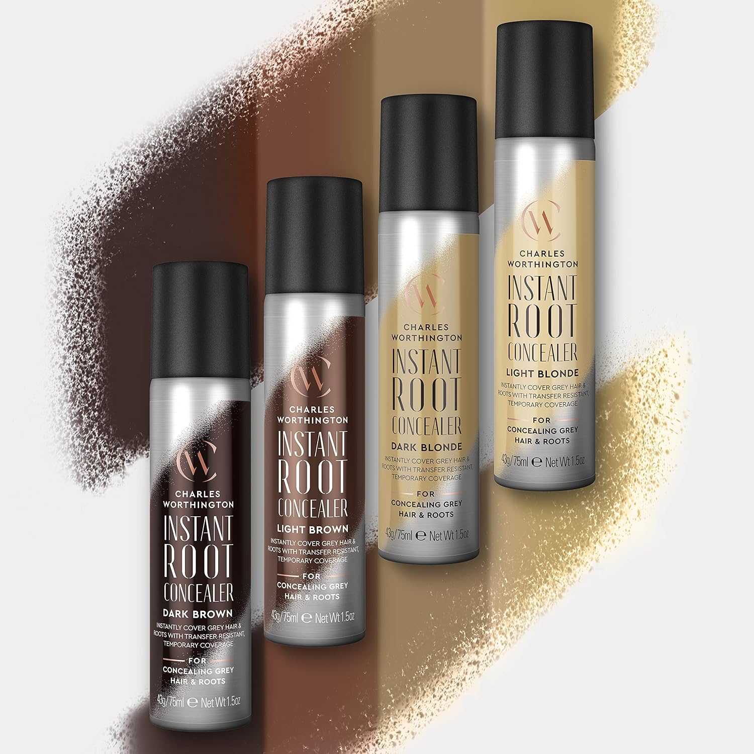 Charles Worthington Instant root conceal spray - Light Blonde, 75 ml (Pack of 1) - Image 4