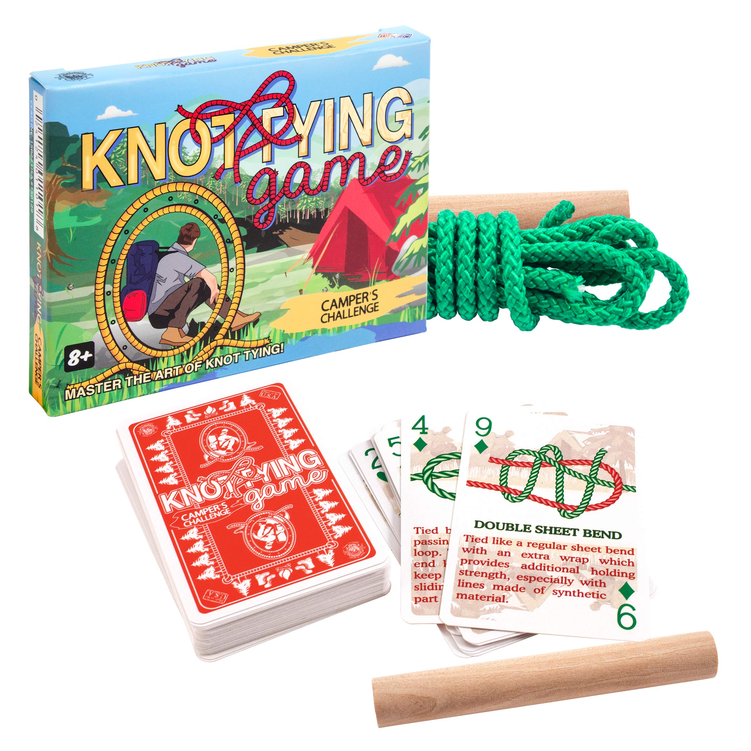 Los campistas Knot Tying Game