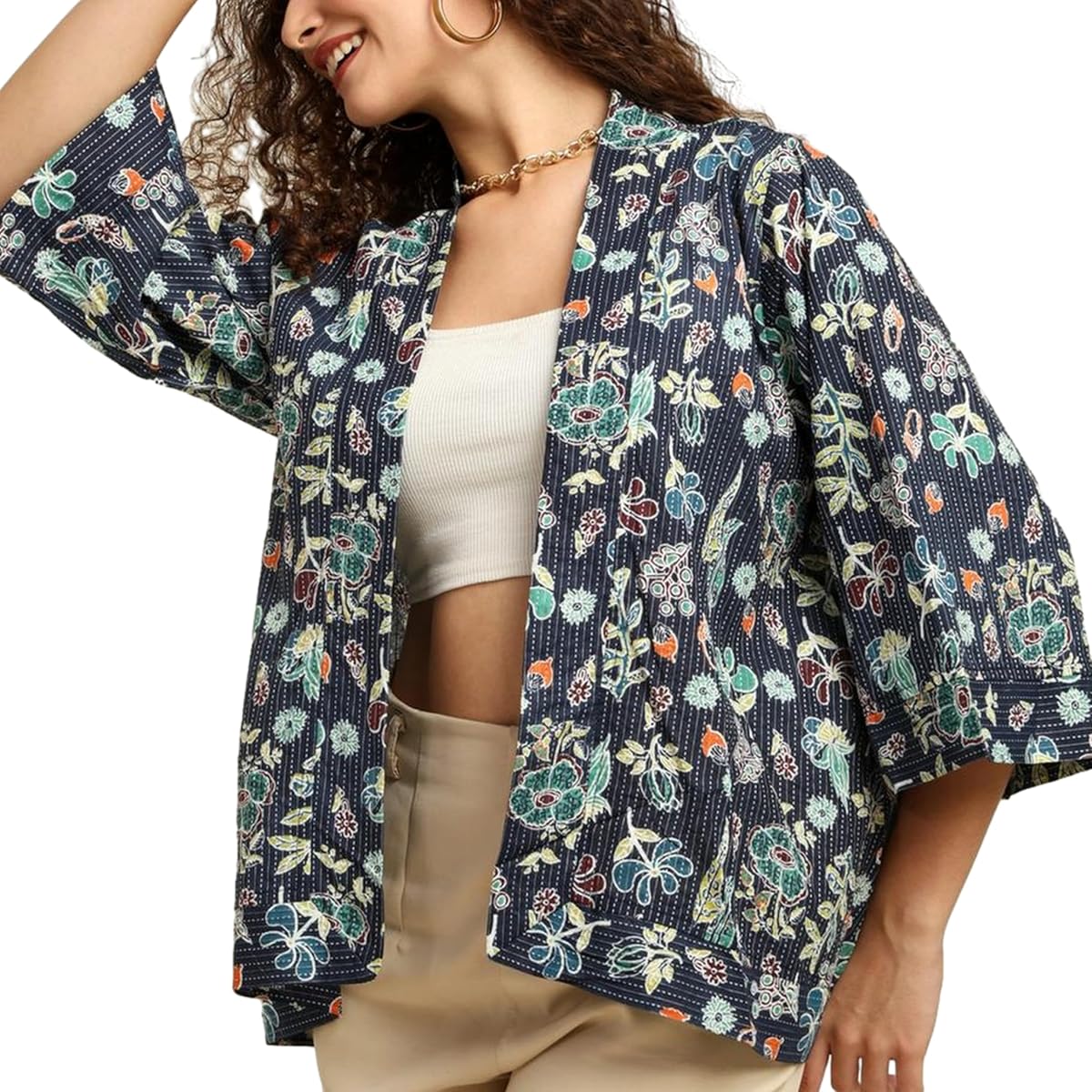 KE KANHA EXPORTS Shrugs for Women Stylish | Cover up on Jeans Tops for Women |