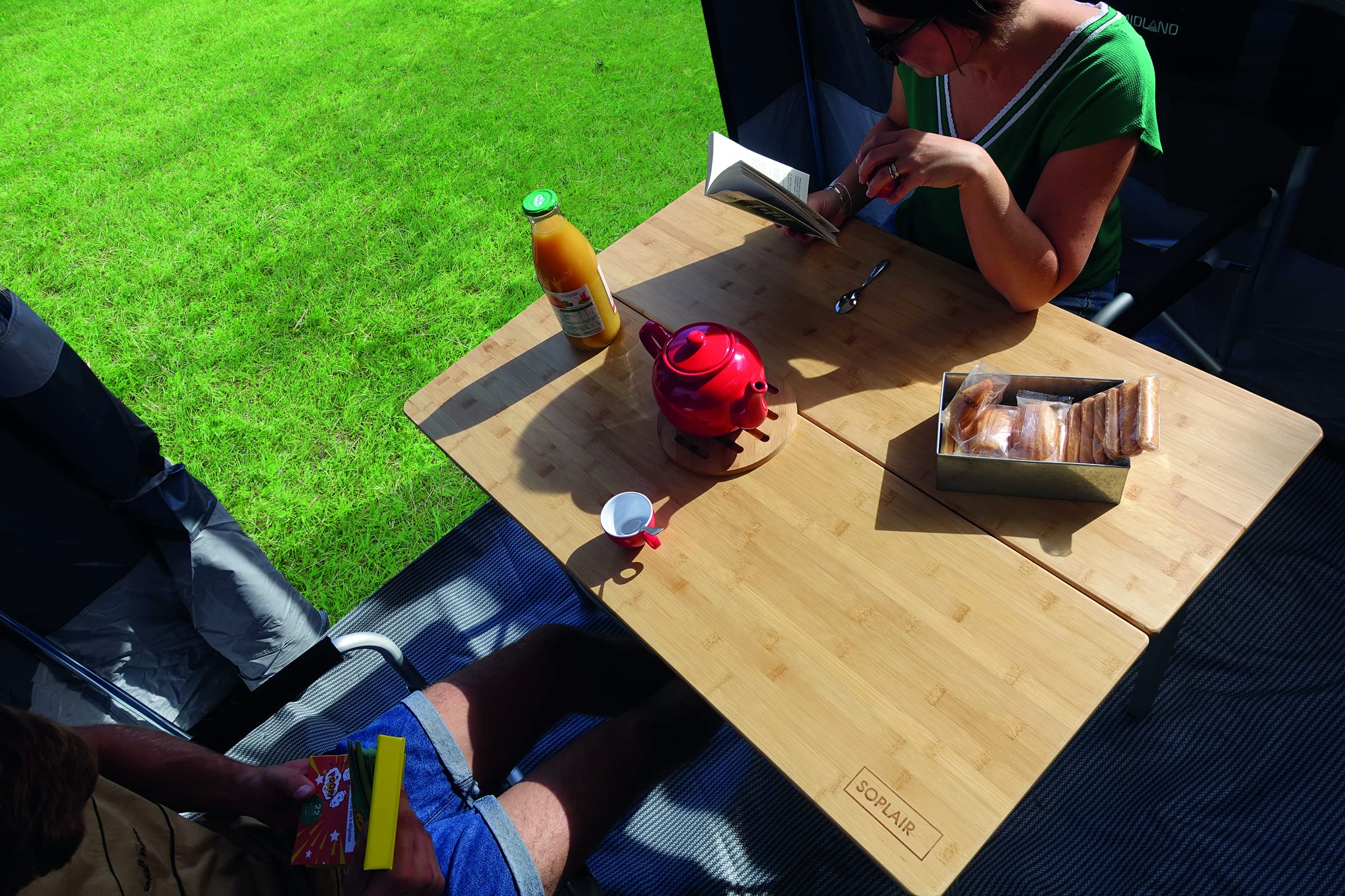 Soplair Table Valise Bamboo 4 Personnes