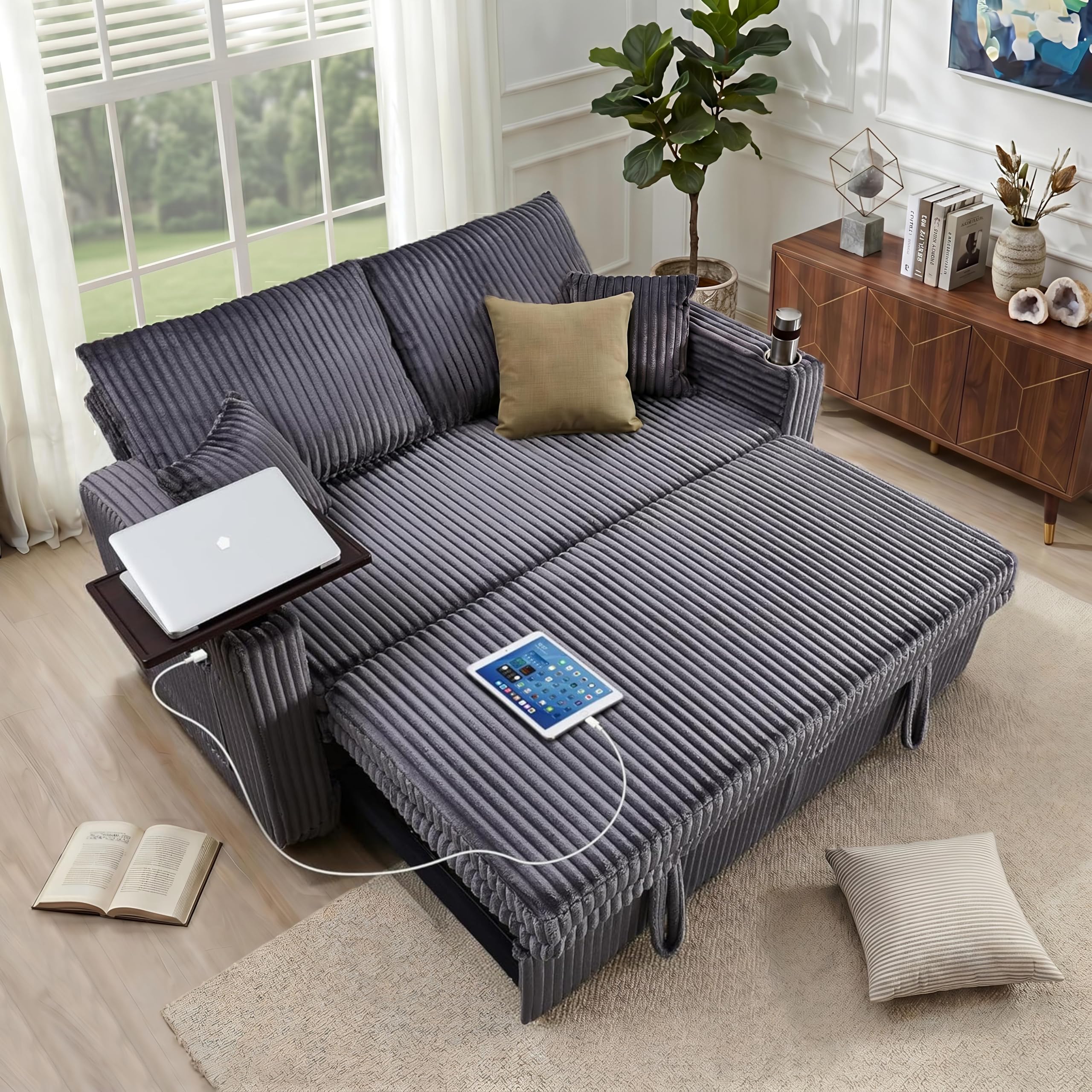 QSQG 65'' Sleeper Sofa Bed