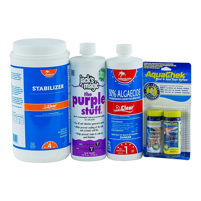 Buy Rx Clear Swimming Pool Salt Water Generator Opening Kit for Above