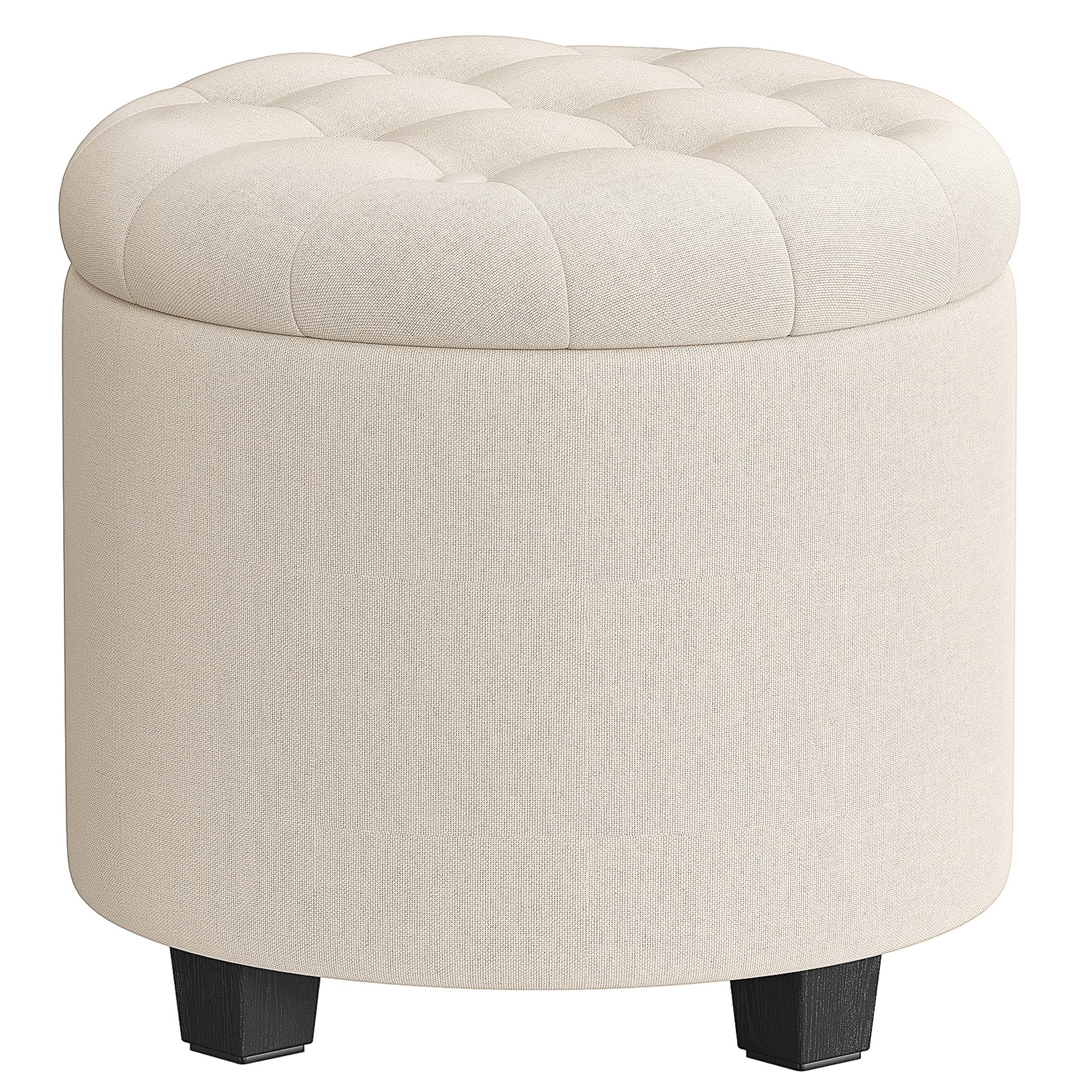 SONGMICS Round Ottoman
