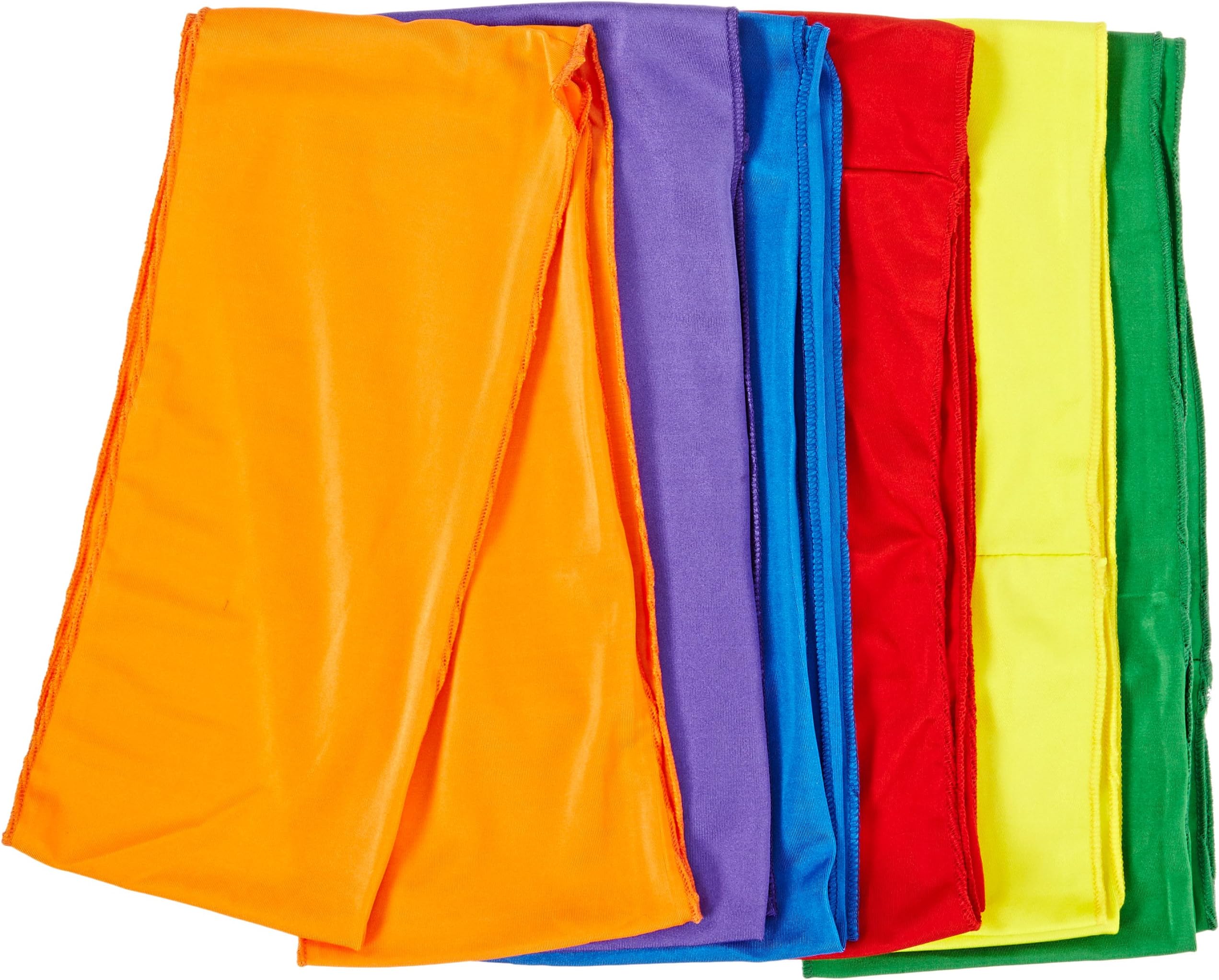Abilitations Shape Shifters Lycra Stretch Bands with Activity Guide - Set of 6 - Assorted Colors