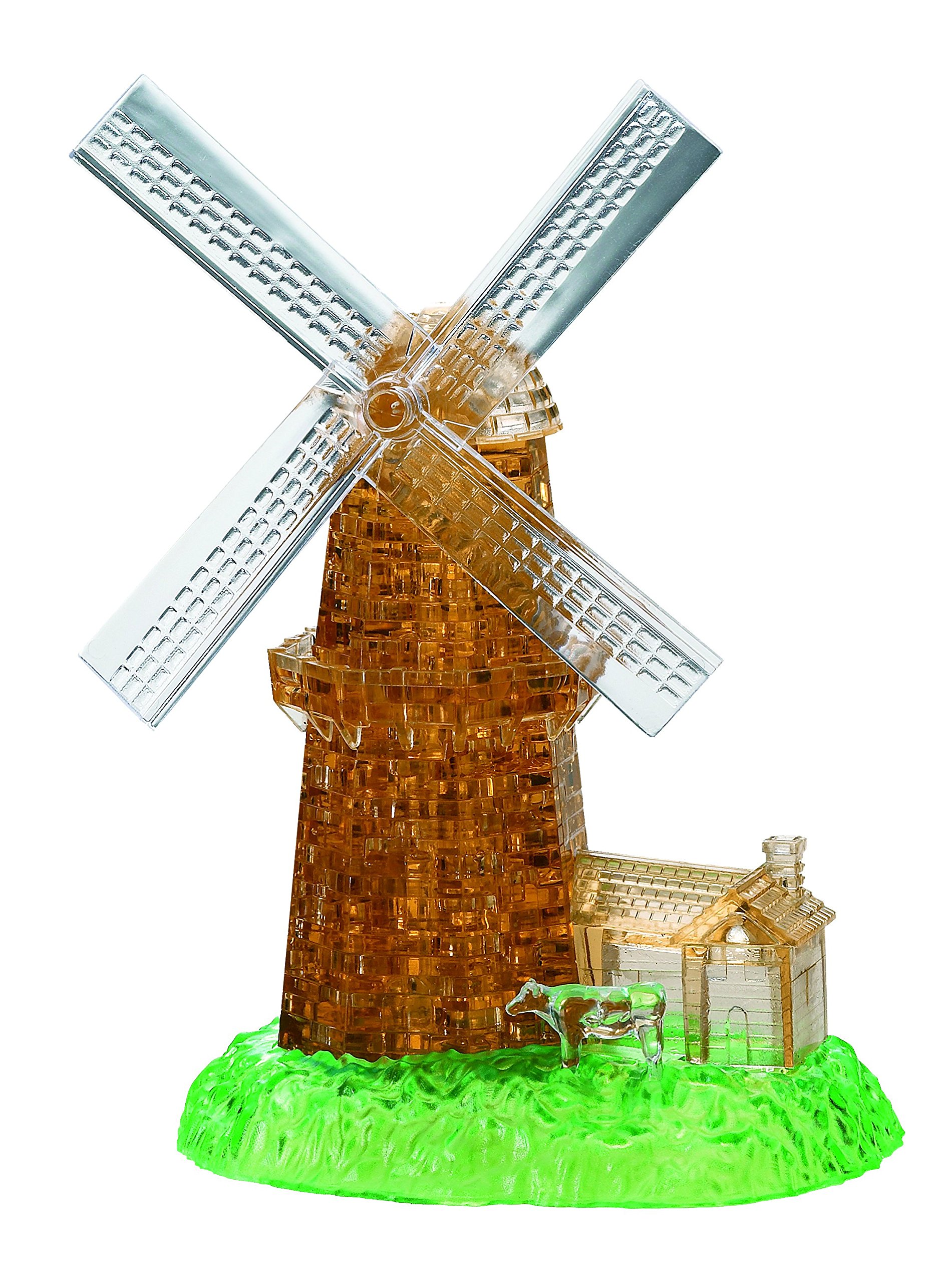 BepuzzledOriginal 3D Crystal Windmill Puzzle (64 Piece)